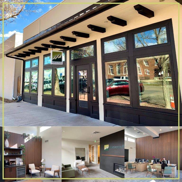 Longmont Collage of office building interior and exterior